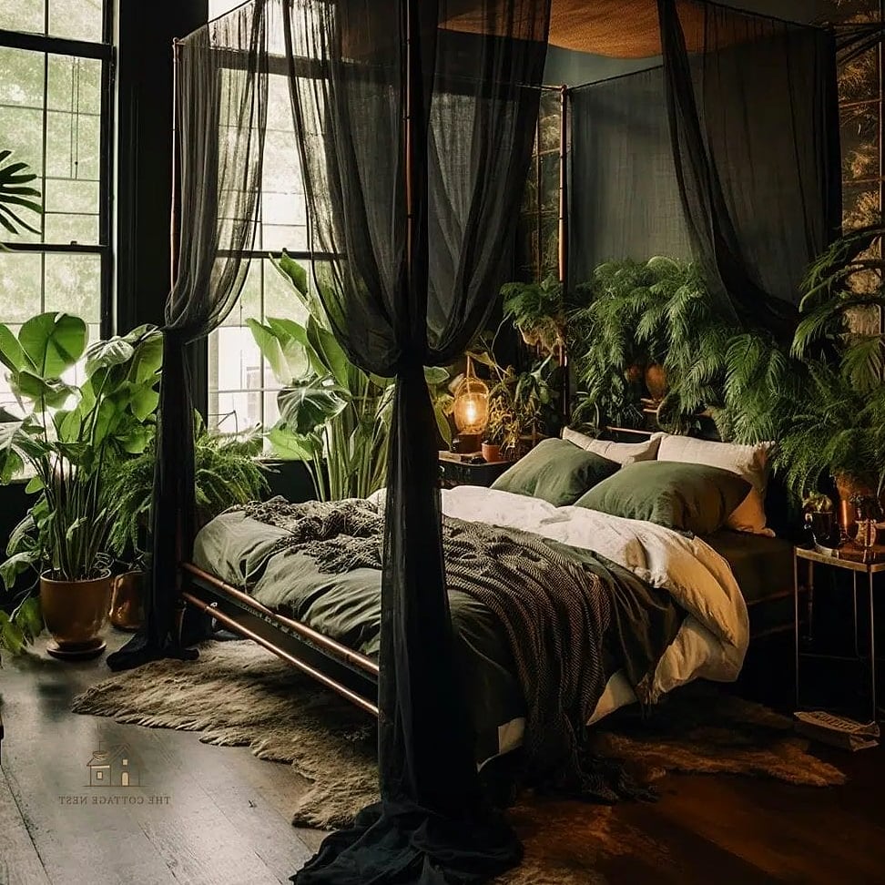 25 Stunning Color Drenching Bedroom You'll Absolutely Love 1 featured 1257