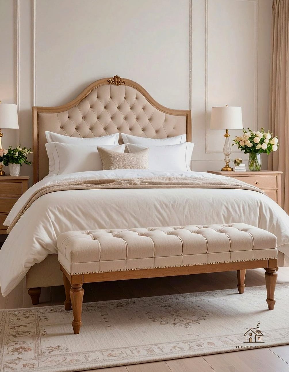 30 Dreamy Guest Bedroom Ideas to Try This Season 10 Add a Bench at the Foot of the Bed