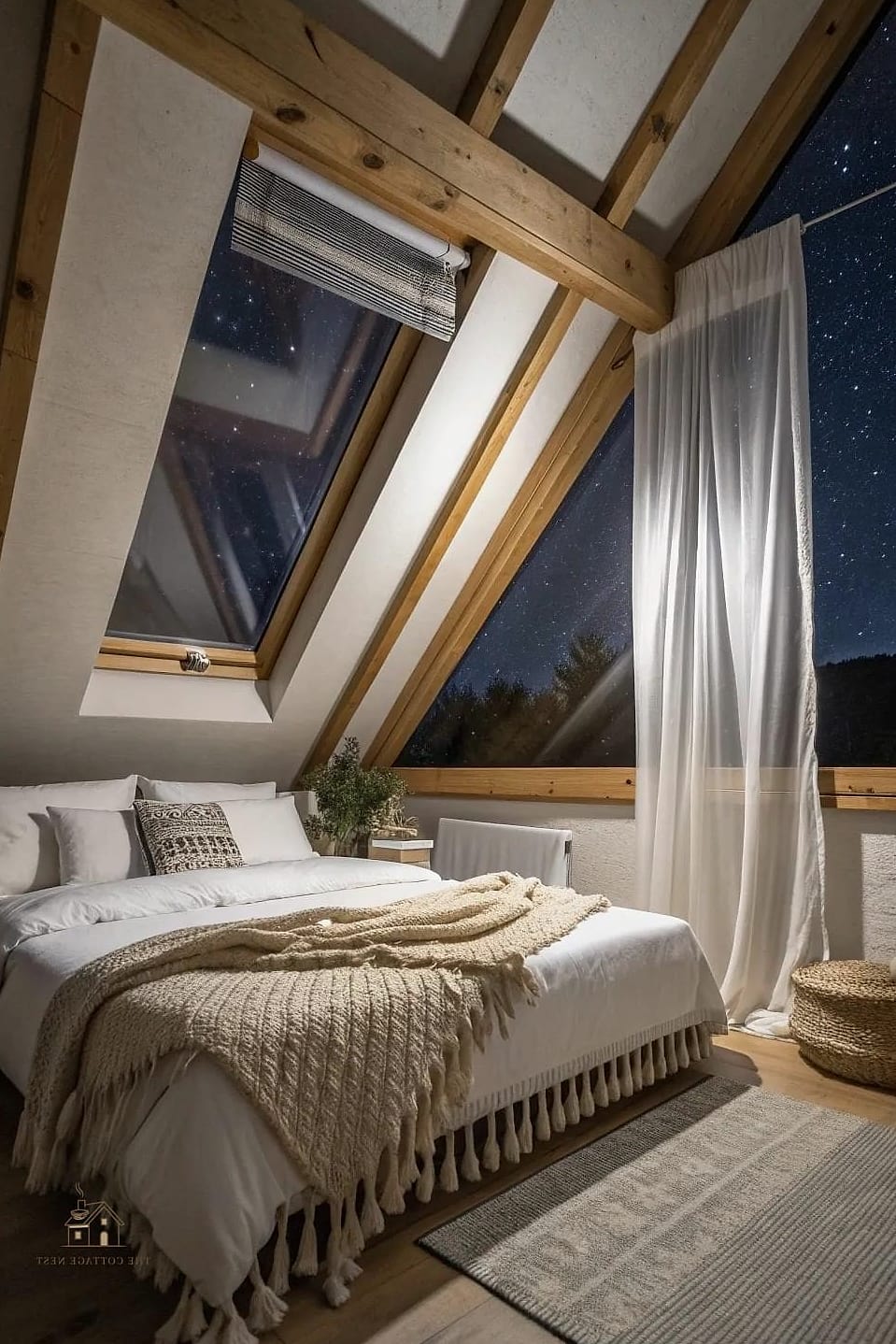 30 Dreamy Guest Bedroom Ideas to Try This Season 23 Add Blackout-Friendly Layered Window Treatments
