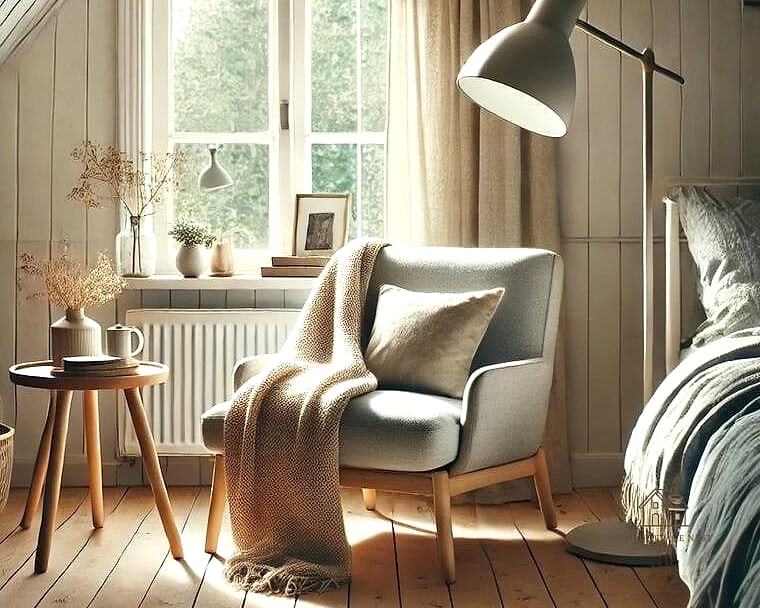 20 Dreamy Scandinavian Bedroom Ideas to Try This Season 17 Add a Cozy Reading Nook by the Window