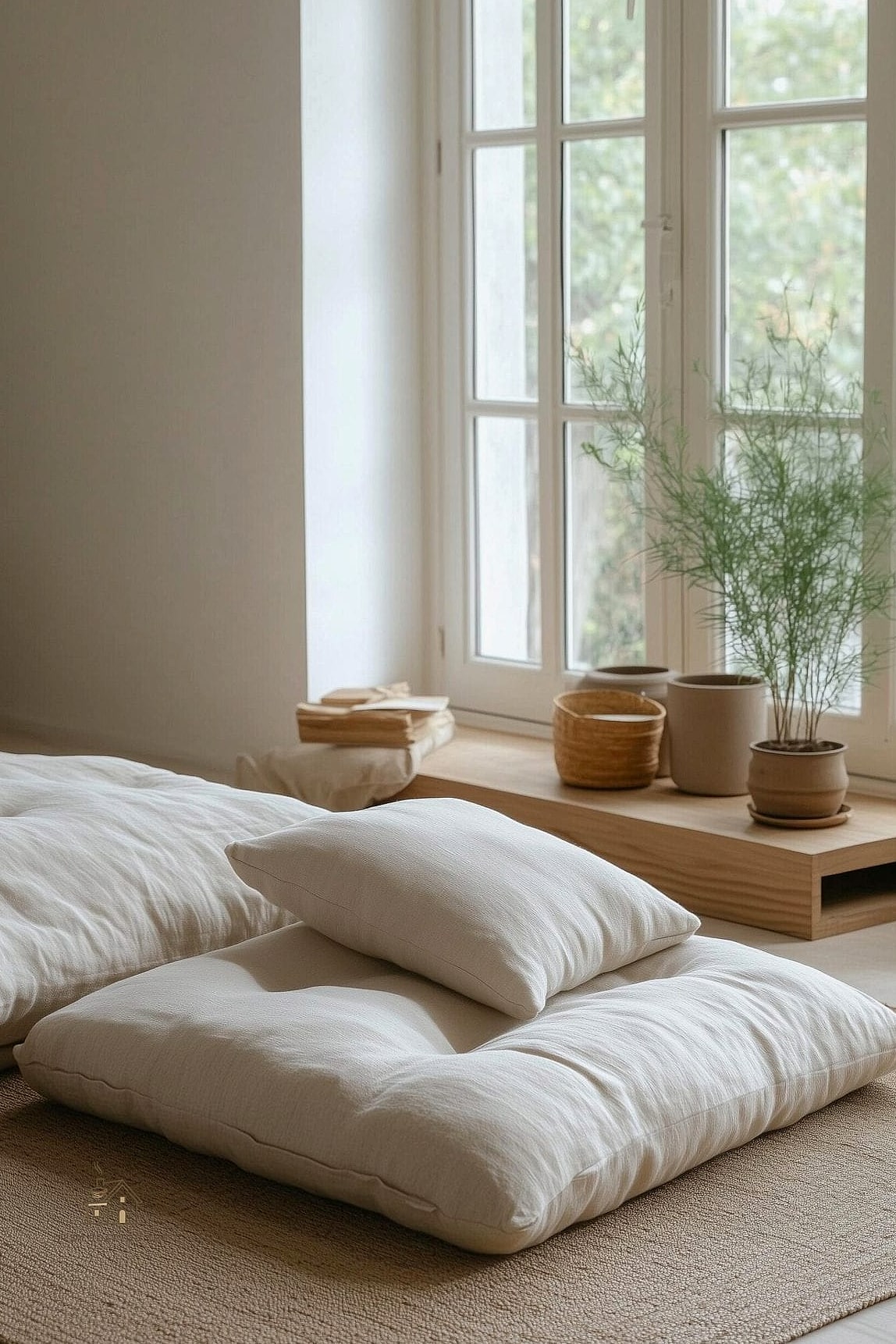 Add a Floor Cushion or Meditation Corner