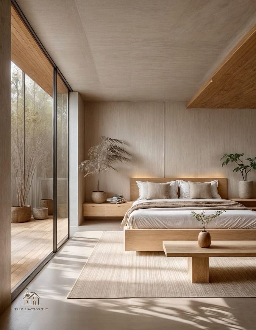Add a Simple Wood or Rattan Mirror