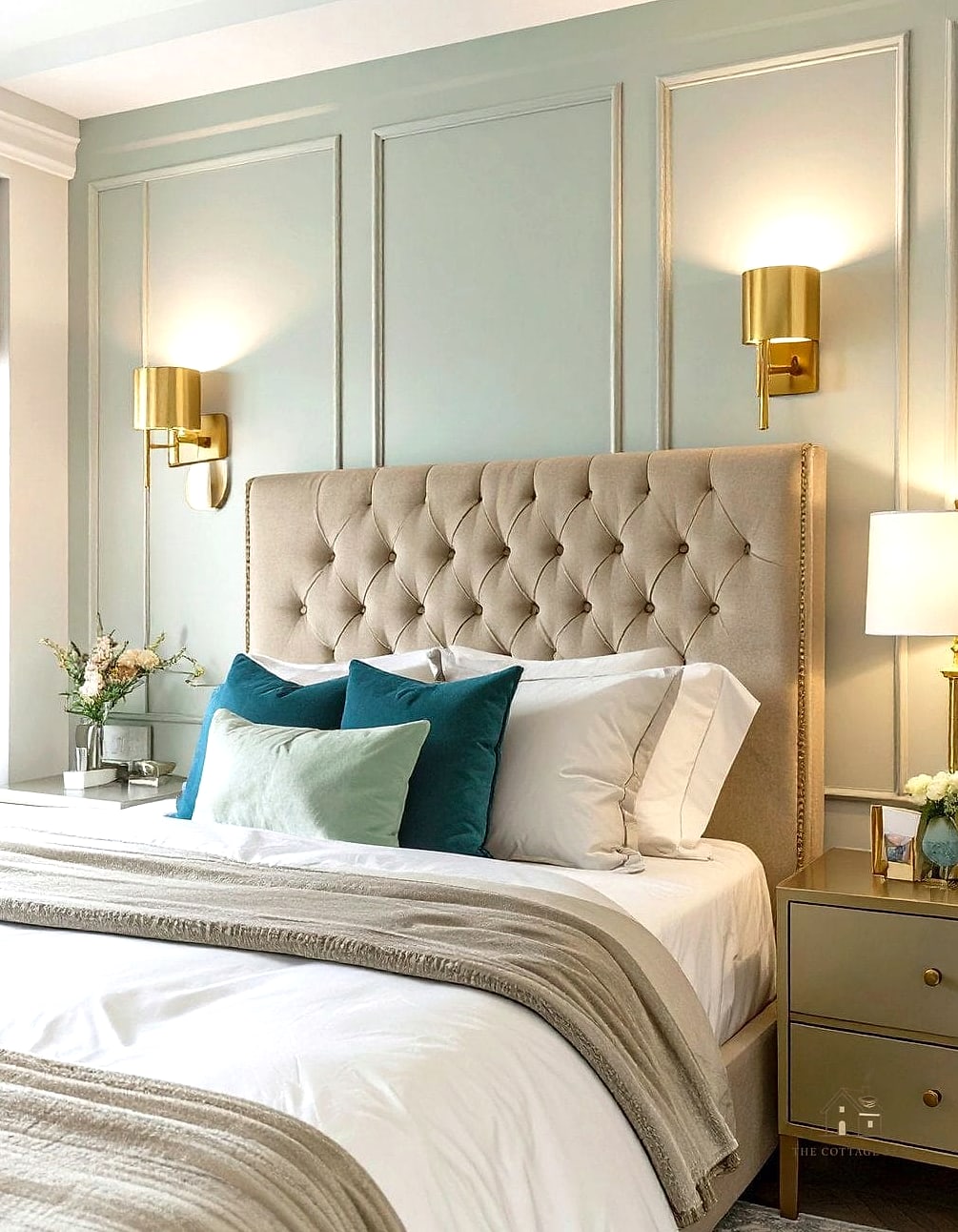 15 Stunning Small Bedroom Decor Ideas For Couples You'll Absolutely Love 5 Add Wall-Mounted Sconces to Free Up Nightstand Space