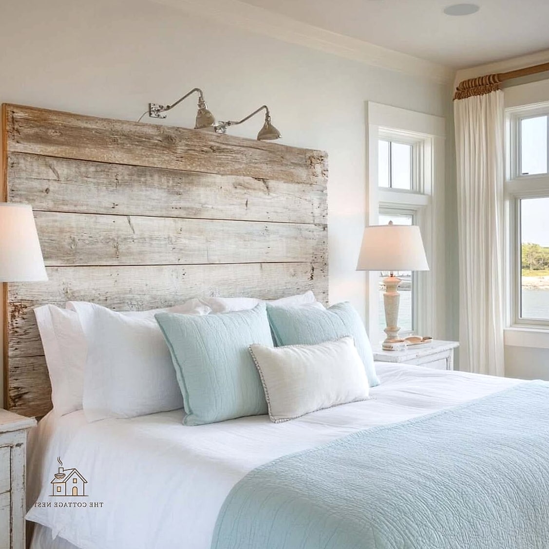 Add a Weathered Wood Nightstand