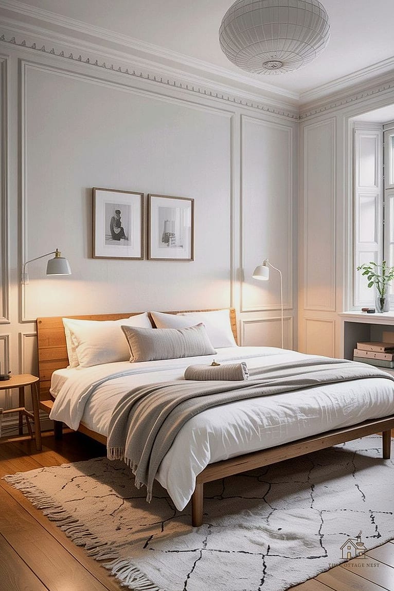 All-White Scandinavian Minimalism