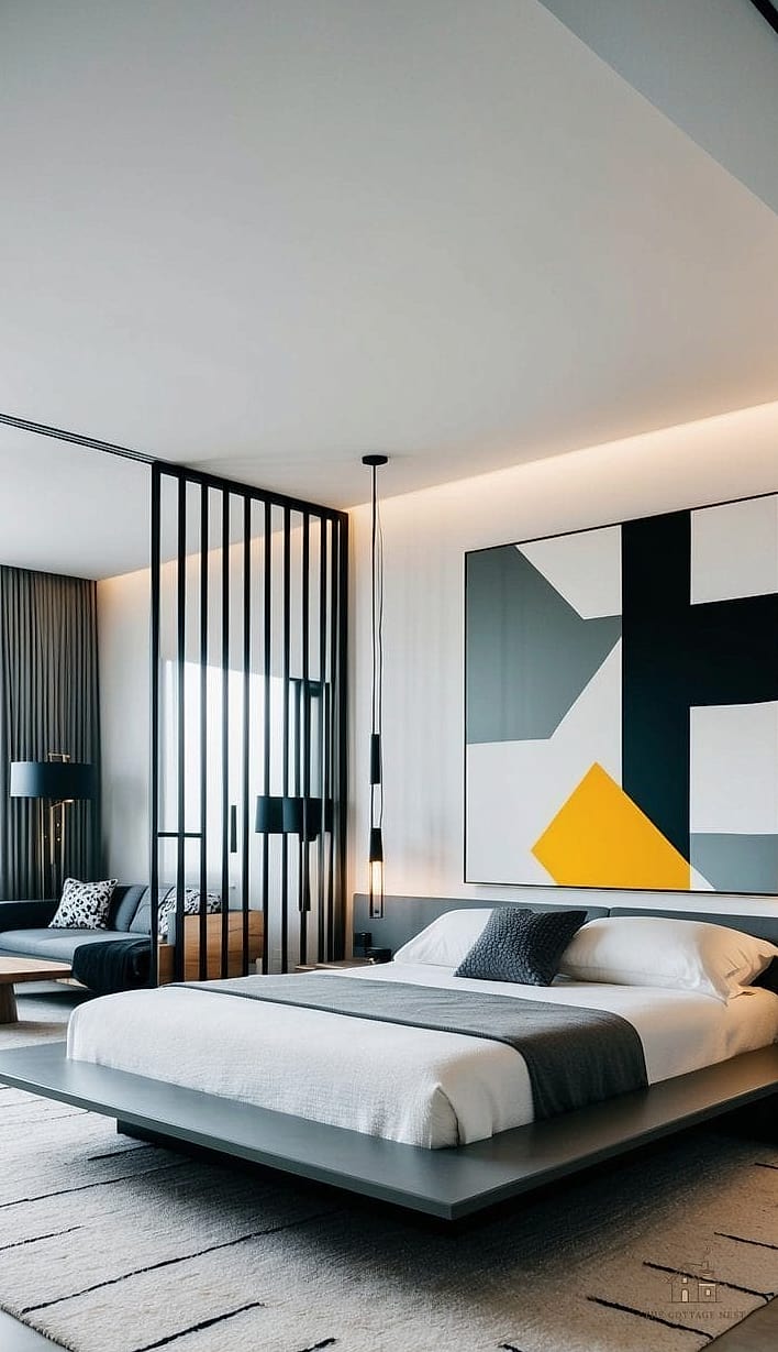 15 Stunning Small Bedroom Decor Ideas For Couples You'll Absolutely Love 2 Anchor the Room with a Statement Headboard