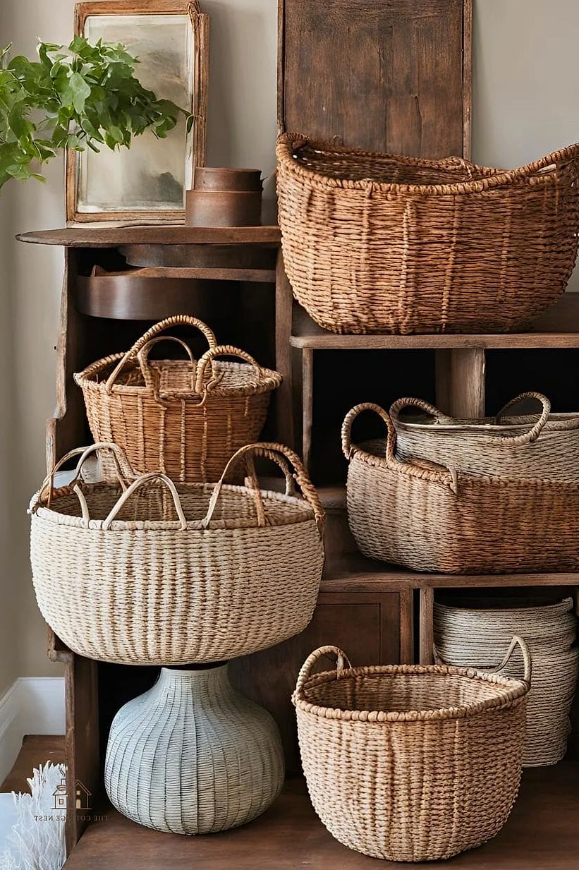 35 Stunning Farmhouse Walk In Shower Ideas You'll Absolutely Love 26 Basket Weave Tile Pattern