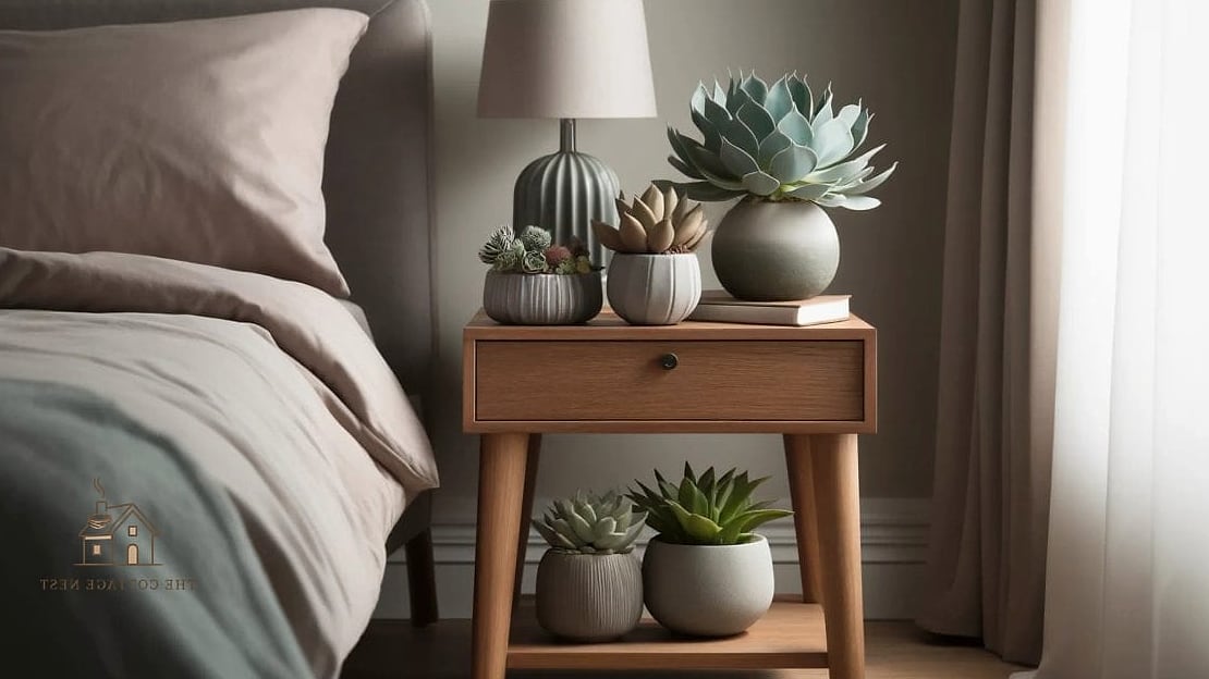 Bedside Table Herb Jars