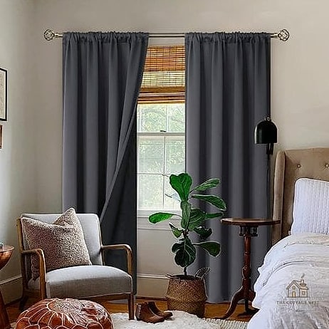 40 Clever Bedroom Curtain Ideas for Every Style 3 Blackout Curtains for Deep Sleepers