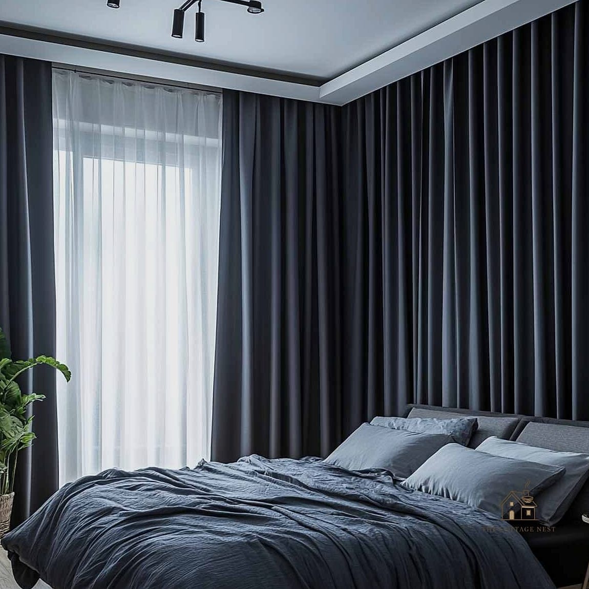 35 Brilliant Mens Bedroom Ideas to Copy Right Now 26 Blackout Curtains in a Rich Color