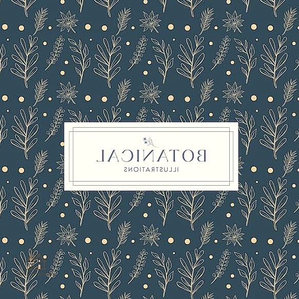 35 Gorgeous Blue And Cream Bedroom Ideas That Are Totally Doable 14 Blue Botanical Wallpaper