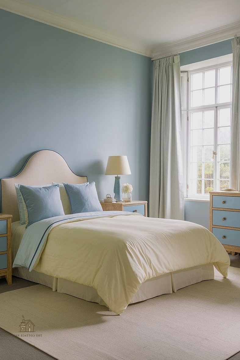 24 Beautiful Blue And Cream Bedroom Ideas to Transform Your Space 18 Blue Painted Furniture Pieces