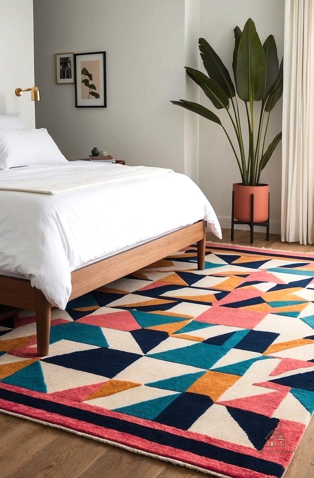 Bold Pattern Rugs as the Room's Focal Point