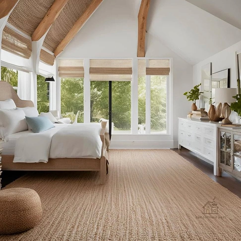 Bring in a Jute or Sisal Area Rug