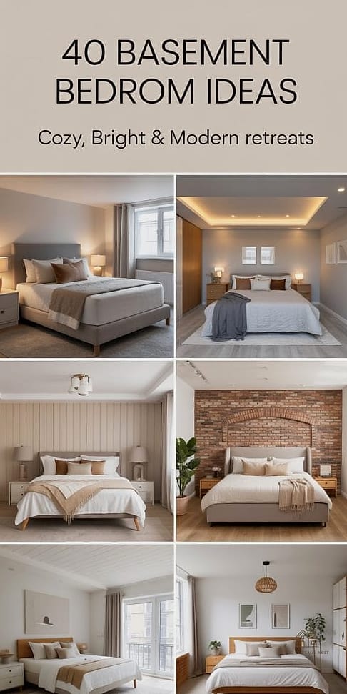 30 Amazing Basement Bedroom Ideas on a Budget 25 Bring in a Small Area Heater for Chilly Nights