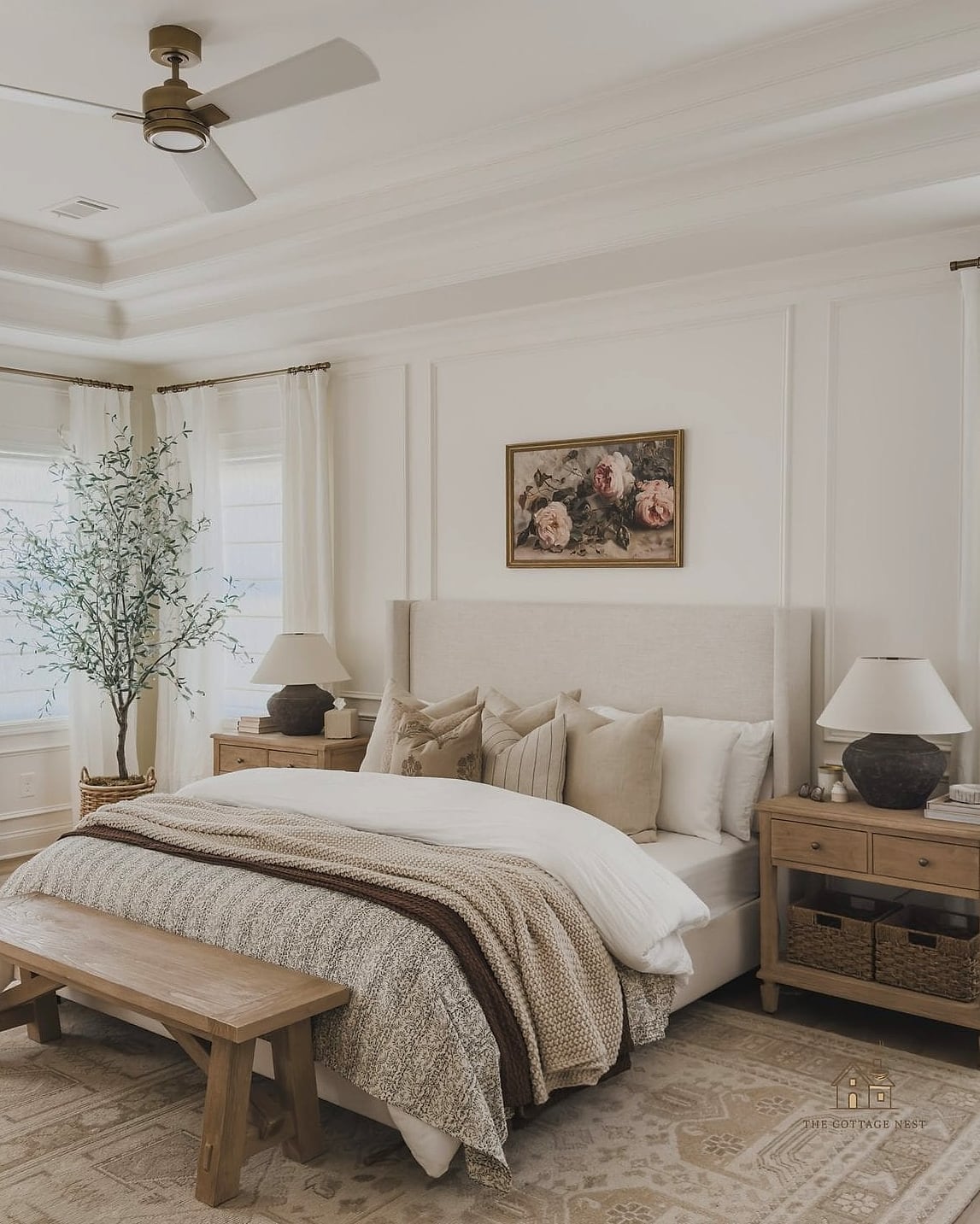 20 Cozy Bedroom Wainscoting Ideas Worth Pinning 20 Budget-Friendly DIY Wainscoting with MDF Panels