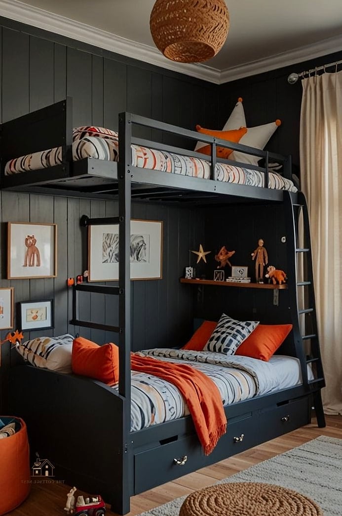27 Creative Preteen Boys Bedroom Ideas That Will Inspire You 17 Built-In Bunk Beds for Shared Rooms