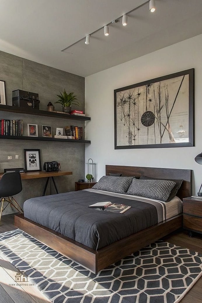 Built-In Shelving for Books and Decor