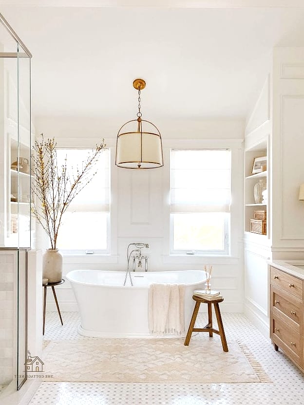 15 Stunning Tub Next To Shower Ideas You'll Absolutely Love 3 Built-In Tub Flanked by a Tiled Shower Alcove