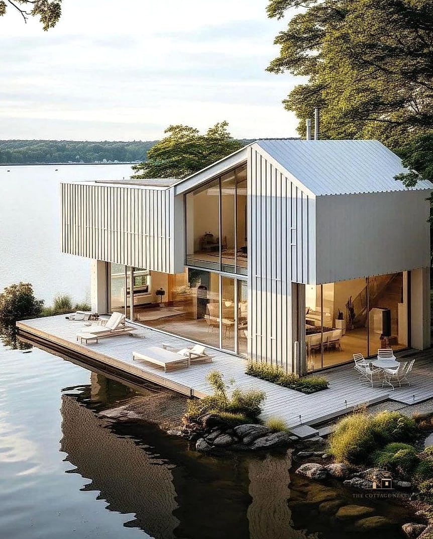 35 Chic Lake House Bedroom for a Beautiful Home 16 Built-In Window Seat with Storage
