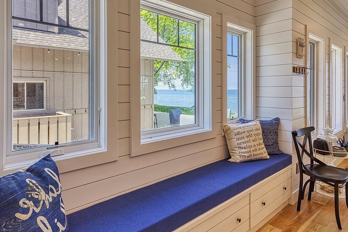 Built-In Window Seat with Storage