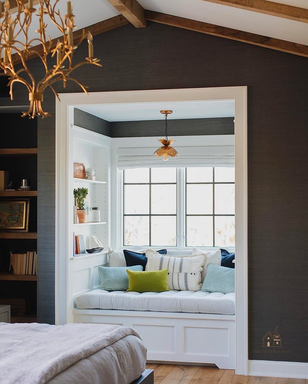 Built-In Window Seat with Storage