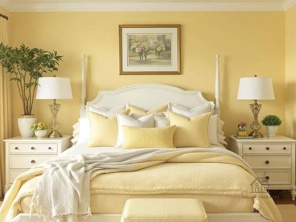 Butter Yellow and White