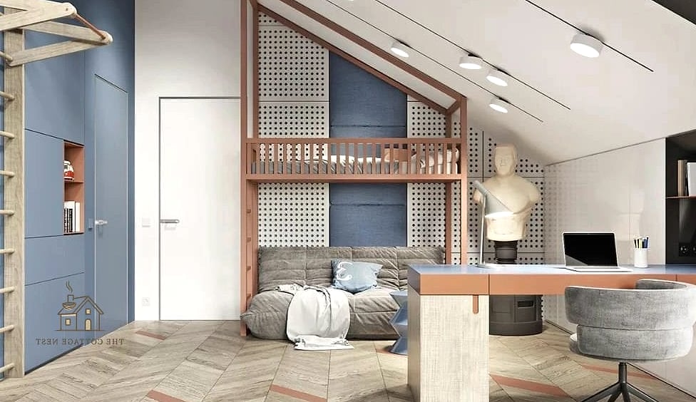 24 Clever Small Bedroom Storage Ideas for Every Style 21 Ceiling-Height Bookshelves