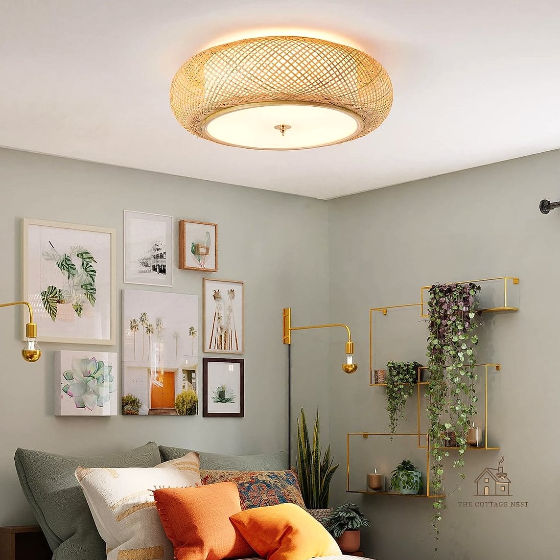 Ceiling-Mounted Canopy for a Cozy Touch