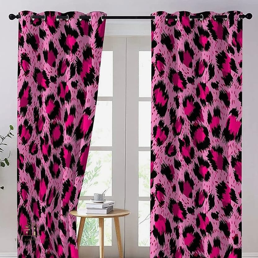 35 Stunning Pink And Cheetah Bedroom Ideas You'll Absolutely Love 6 Cheetah Print Curtains