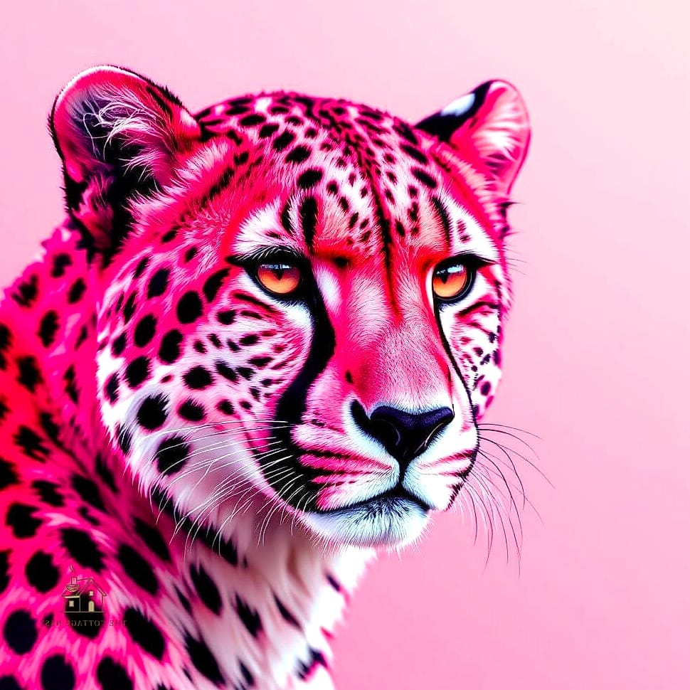 35 Stunning Pink And Cheetah Bedroom Ideas You'll Absolutely Love 24 Cheetah Print Accent Pillows On A White Bed