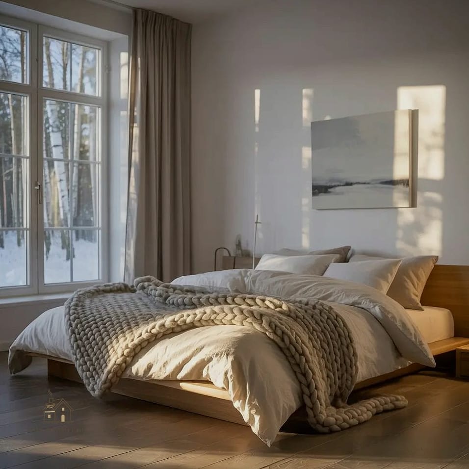 20 Dreamy Scandinavian Bedroom Ideas to Try This Season 18 Choose Blackout Curtains That Still Look Soft