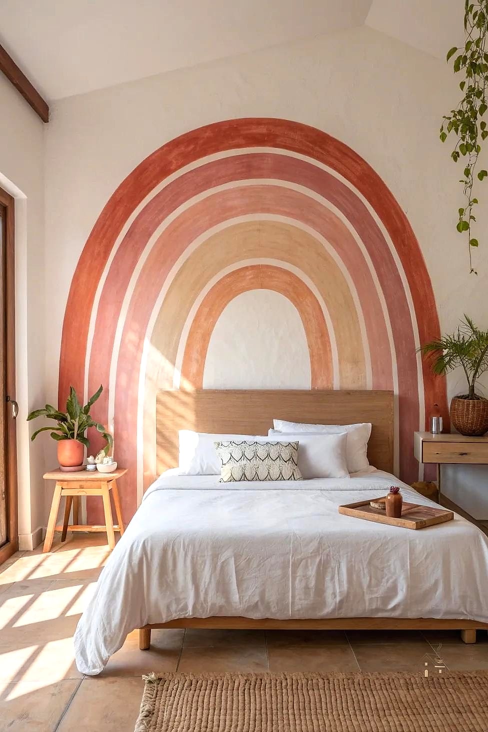 45 Creative Bedroom Wall Decor Ideas That Will Inspire You 25 Circular or Arch-Shaped Wall Art