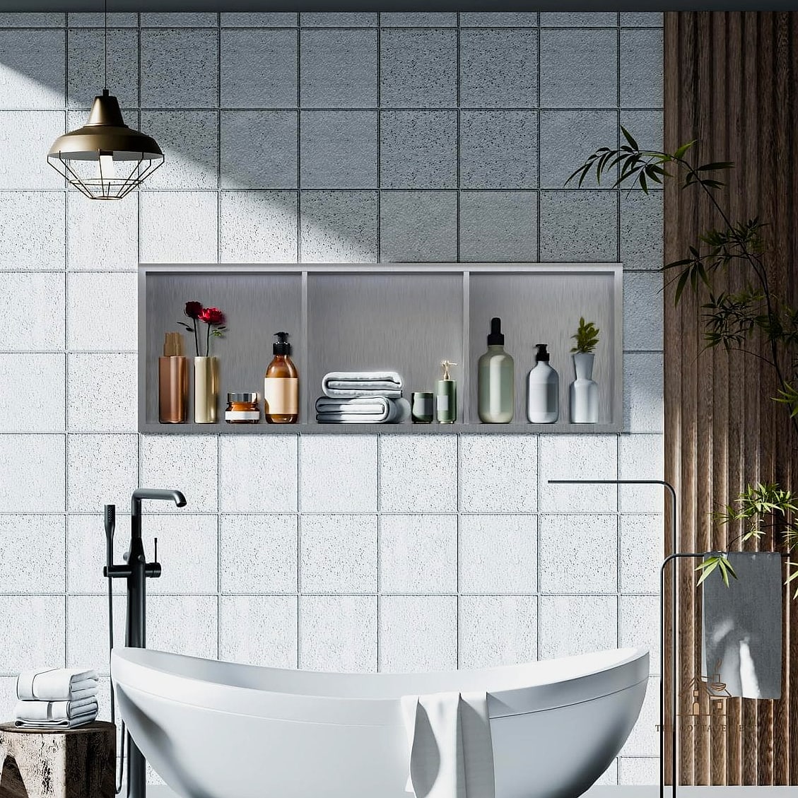 27 Dreamy Shower Niche Ideas to Try This Season 2 Classic Single Rectangle Niche