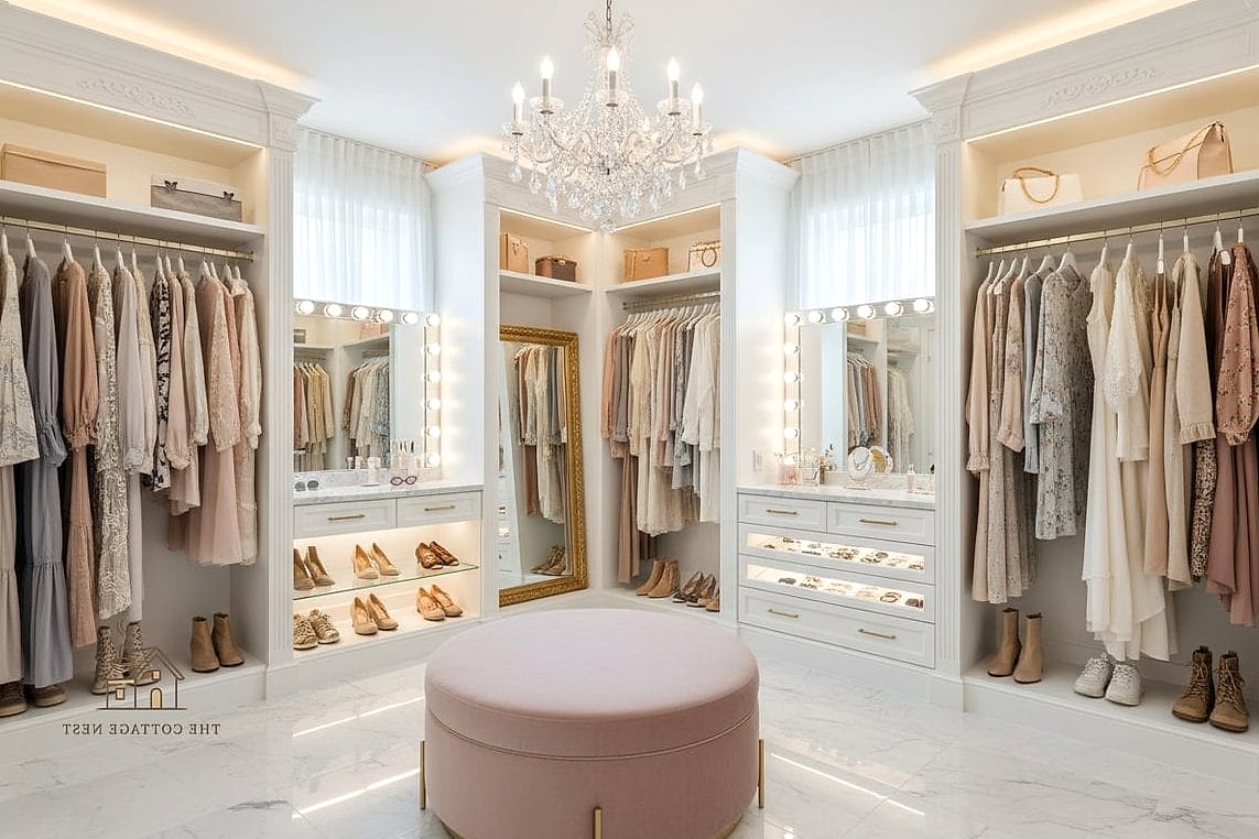 30 Dreamy Walk In Wardrobe Behind Bed to Try This Season 24 Closet Behind Bed With Built-In Shoe Wall