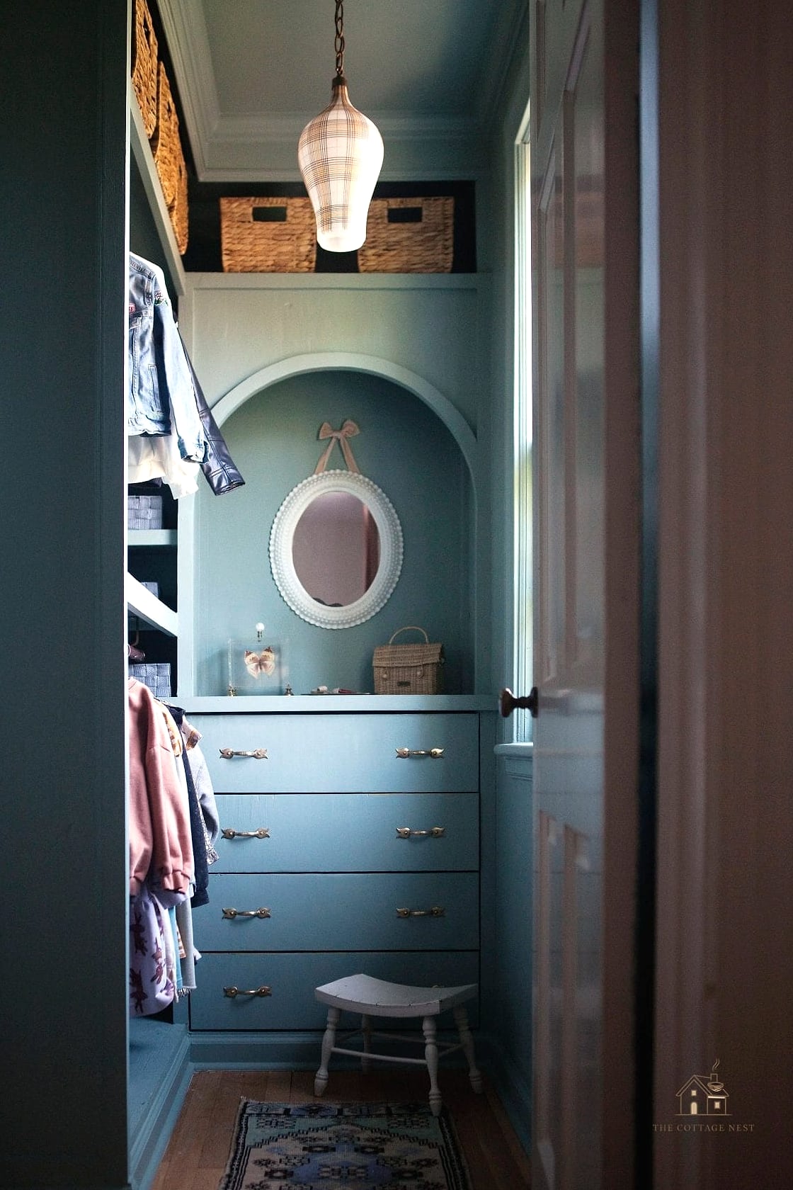 22 Dreamy Wall Closet Ideas Bedroom to Try This Season 12 Closet with Built-In Drawer Organizers