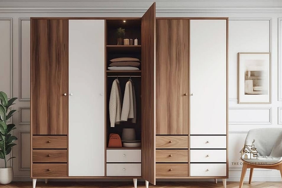 No Closet, Just a Freestanding Wardrobe