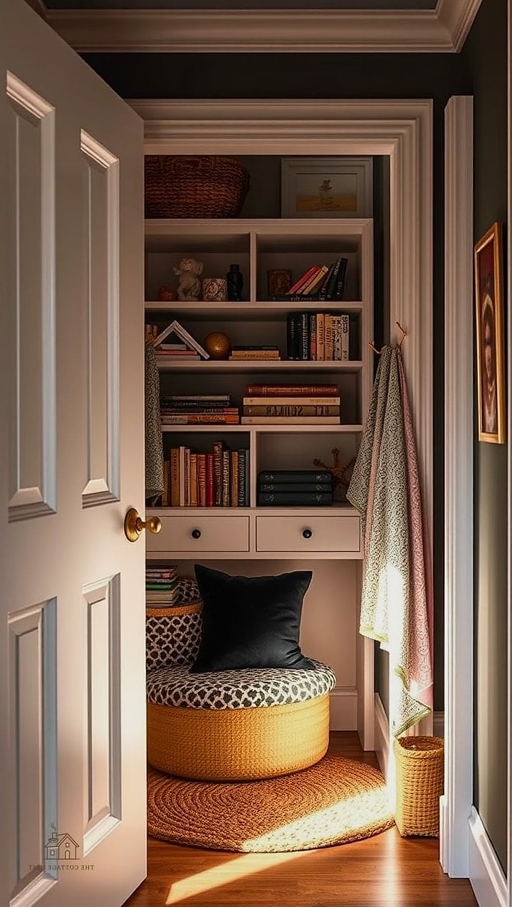 22 Dreamy Wall Closet Ideas Bedroom to Try This Season 16 Closet Nook with a Reading Bench
