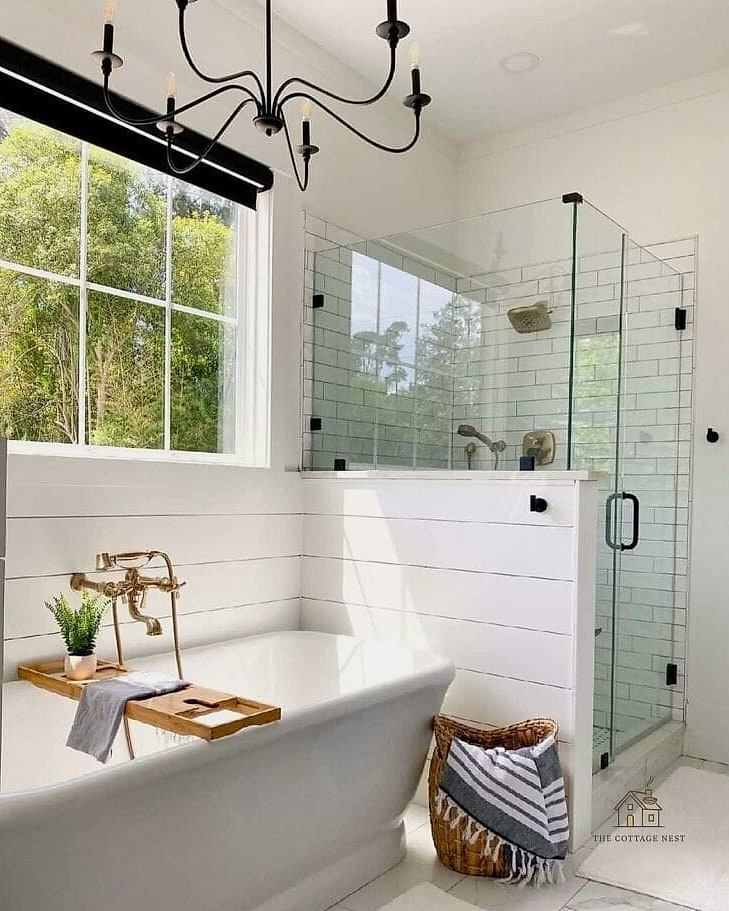 15 Stunning Tub Next To Shower Ideas You'll Absolutely Love 11 Compact Layout for Small Bathrooms