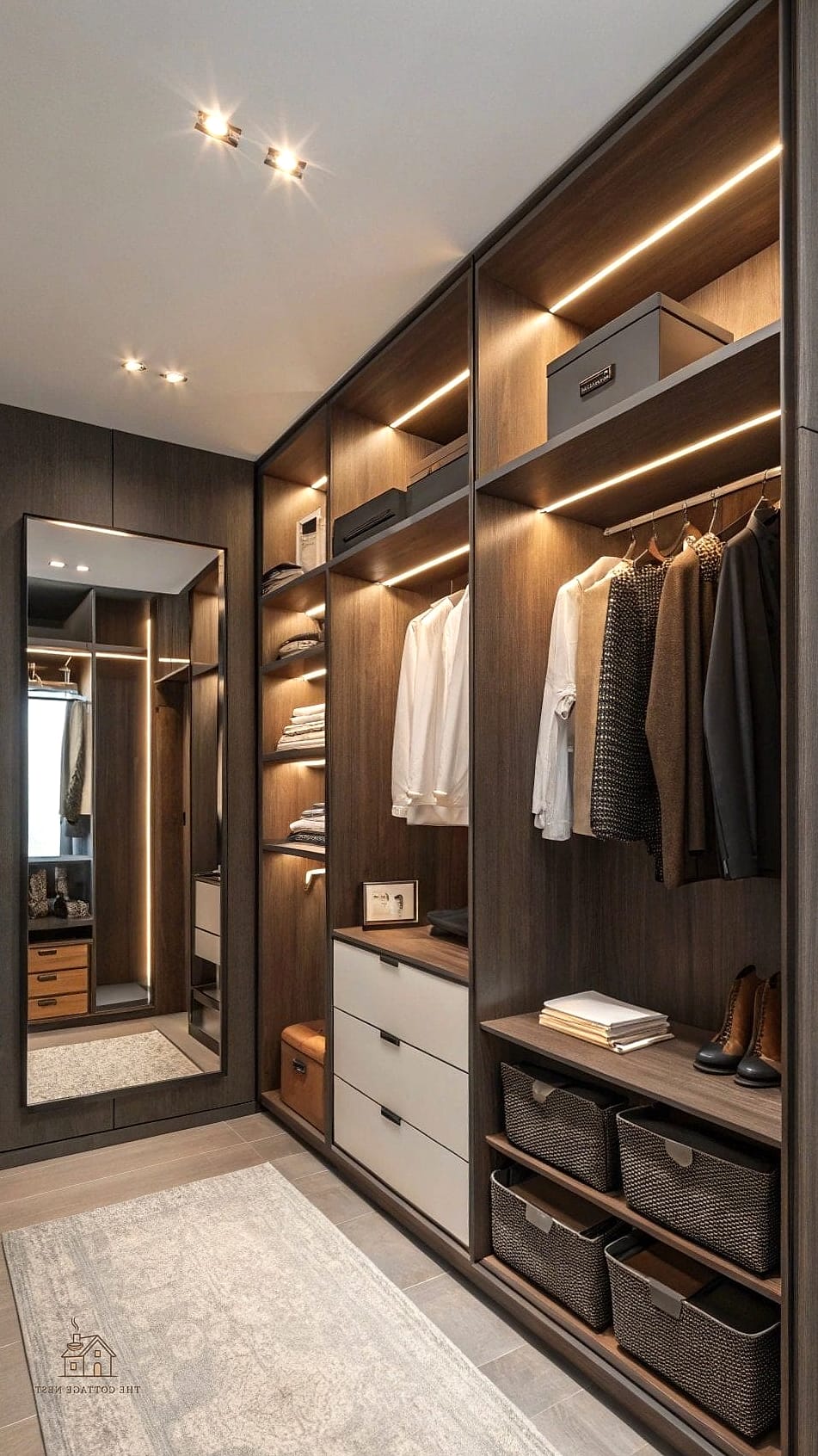 30 Dreamy Walk In Wardrobe Behind Bed to Try This Season 23 Compact Wardrobe Nook for Small Bedrooms