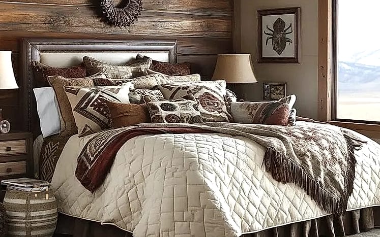 20 Dreamy Western Bedroom Ideas to Try This Season 19 Concho and Metal Hardware Details