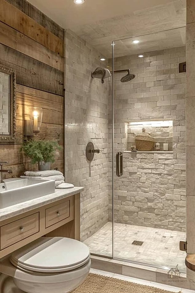 Concrete-Look Tile for an Industrial Edge