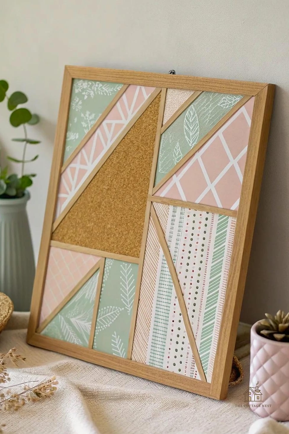 35 Stunning Cork Board Ideas For Bedroom You'll Absolutely Love 16 Cork Board with Washi Tape Grid