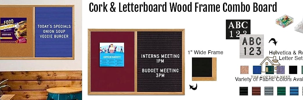 35 Stunning Cork Board Ideas For Bedroom You'll Absolutely Love 28 Cork Board Letterboard Combo