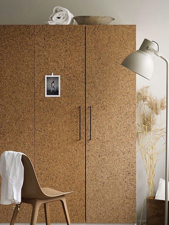 35 Stunning Cork Board Ideas For Bedroom You'll Absolutely Love 30 Cork Board Inside a Closet Organizer System