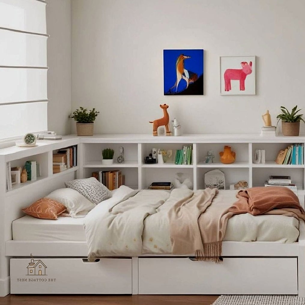 25 Creative Small Guest Bedroom Ideas That Will Inspire You 23 Corner Beds to Free Up Walking Space