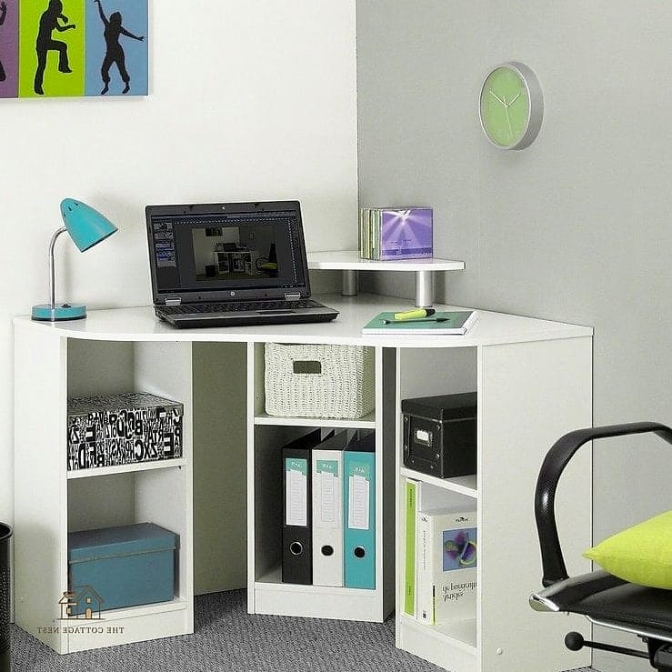 21 Chic Small Boys Bedroom Ideas for a Beautiful Home 15 Corner Desk to Save Floor Space