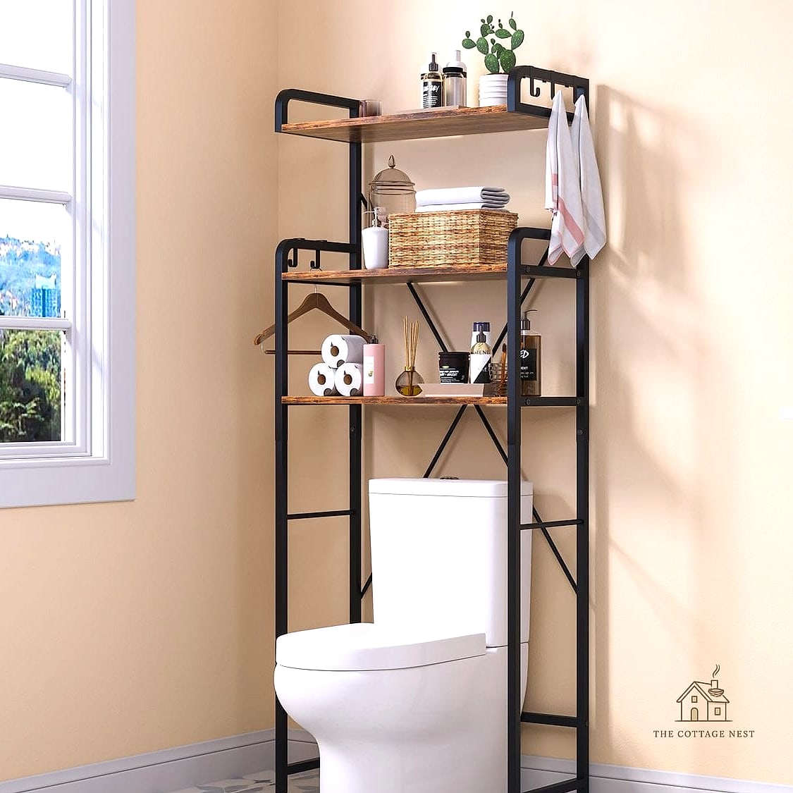 25 Creative Over The Toilet Storage Ideas That Will Inspire You 9 Corner Shelving Unit
