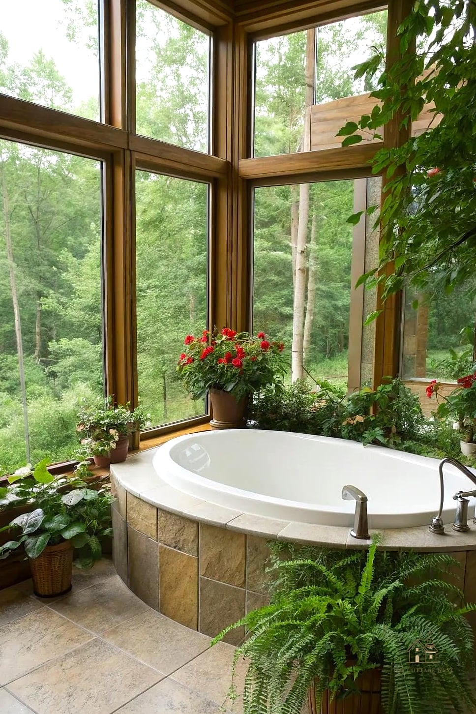 15 Stunning Tub Next To Shower Ideas You'll Absolutely Love 7 Corner Tub Paired with a Neighboring Shower