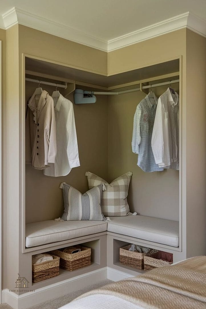 Corner Wall Closet Nook